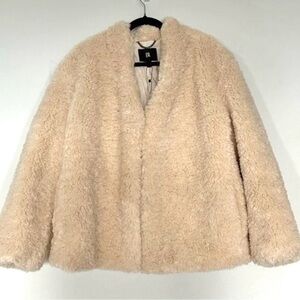 Banana Republic Women's Cream Teddy Jacket